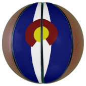 Colorado-Flagge Basketball (Vertikal)