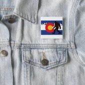 Colorado-Flagge Bigfoot Button (Beispiel)