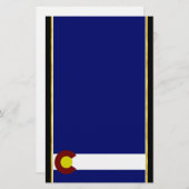 Colorado-Flagge Briefpapier (Vorne/Hinten)