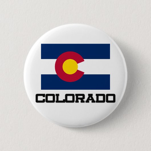 Colorado-Flagge Button (Vorderseite)