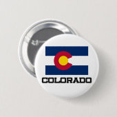 Colorado-Flagge Button (Vorne & Hinten)