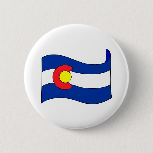 Colorado-Flagge Button (Vorderseite)
