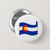 Colorado-Flagge Button (Vorne & Hinten)