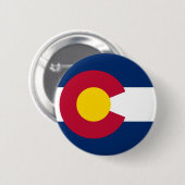 Colorado-Flagge Button (Vorne & Hinten)