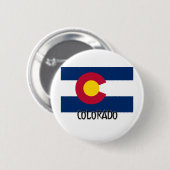 Colorado-Flagge Button (Vorne & Hinten)