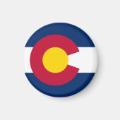Colorado flagge & Colorado, USA - Urlaub/Sport Magnet (Vorne)