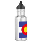 COLORADO-Flagge Edelstahlflasche (Links)