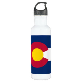 Colorado-Flagge Edelstahlflasche