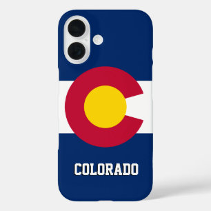 Colorado-Flagge Fall, Colorado Mode / Sport USA iPhone 16 Hülle