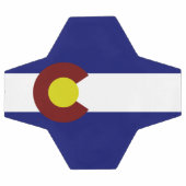 Colorado-Flagge Fußball (Flach)