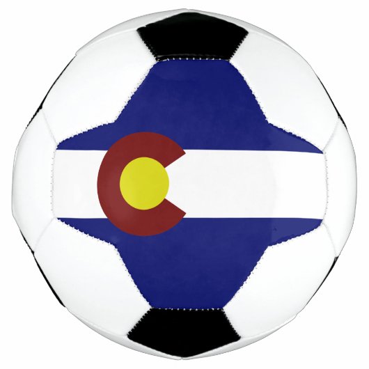 Colorado-Flagge Fußball (Vorderseite)