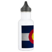 Colorado-Flagge gebürstet Trinkflasche (Links)