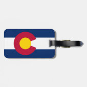 Colorado-Flagge Gepäckanhänger (Rückseite horizontal)