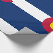 Colorado-Flagge Geschenkpapier (Ecke)