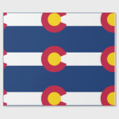 Colorado-Flagge Geschenkpapier (Flach)