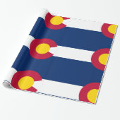 Colorado-Flagge Geschenkpapier (Ungerollt)