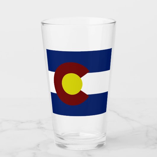 Colorado-Flagge   Glas (Vorderseite)
