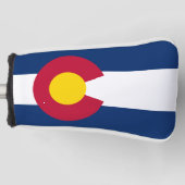 COLORADO-FLAGGE GOLF HEADCOVER (Vorderseite)