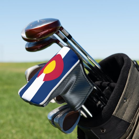 COLORADO-FLAGGE GOLF HEADCOVER (In Situ)