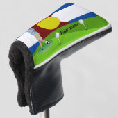 Colorado-Flagge Golf Headcover (3/4 Vorderseite)