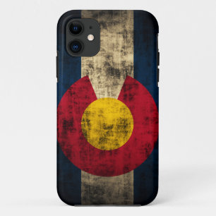Colorado-Flagge Grunge iPhone 5 Barely Case