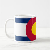 Colorado-Flagge Kaffeetasse (Links)