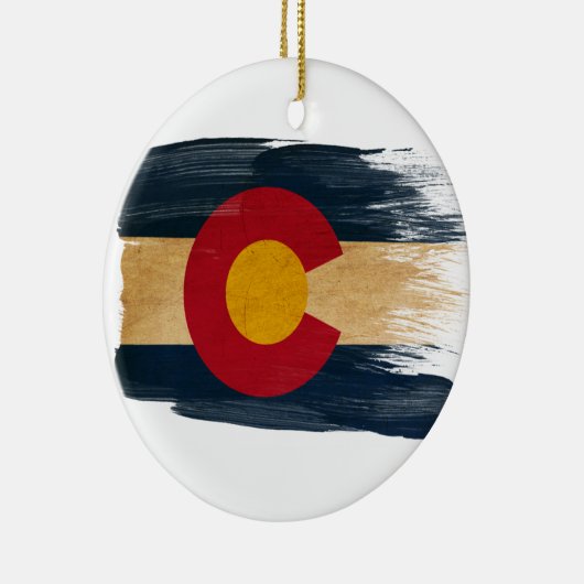 Colorado-Flagge Keramikornament (Rechts)