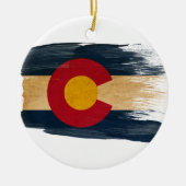 Colorado-Flagge Keramikornament (Vorne)