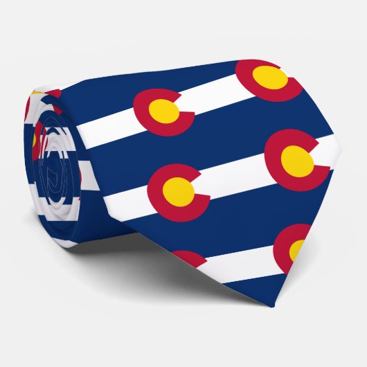 Colorado-Flagge Krawatte (Gerollt)