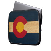 Colorado-Flagge Laptopschutzhülle (Vorderseite Links)