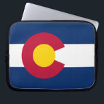 Colorado-Flagge Laptopschutzhülle<br><div class="desc">Colorado-Flagge; Coloradan; Coloradoan</div>