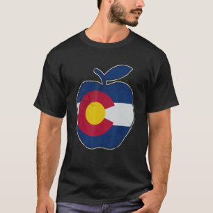 Colorado-Flagge Lehrer Anerkennung Erzieher Tag O T-Shirt