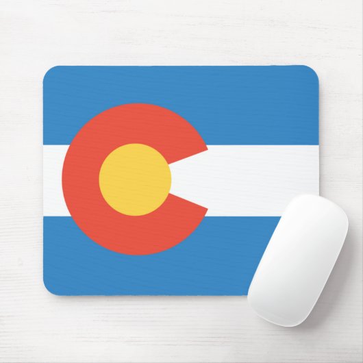 Colorado-Flagge Mousepad (Mit Mouse)