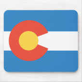 Colorado-Flagge Mousepad (Vorne)