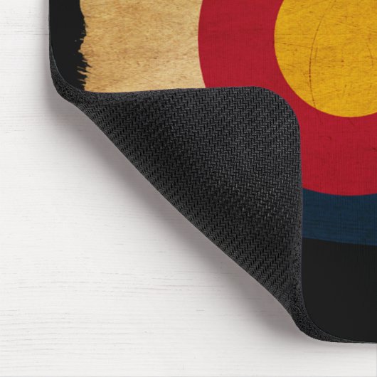 Colorado-Flagge Mousepad (Ecke)