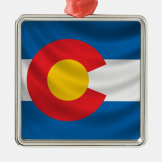 Colorado-Flagge Ornament Aus Metall