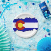 Colorado-Flagge Pappteller (Party)