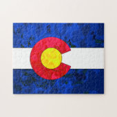 COLORADO-FLAGGE Puzzlespiel Puzzle (Horizontal)