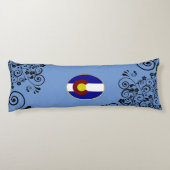 Colorado-Flagge Seitenschläferkissen (Rückseite)