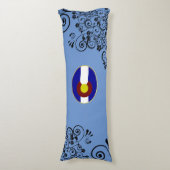 Colorado-Flagge Seitenschläferkissen (Vorderseite Vertikal)