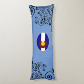 Colorado-Flagge Seitenschläferkissen (Rückseite (Vertikal))