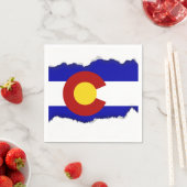Colorado-Flagge Serviette (Beispiel)