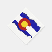 Colorado-Flagge Serviette (Ecke)
