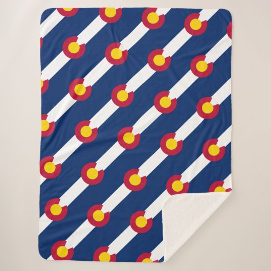 Colorado-Flagge Sherpadecke (Vorderseite)