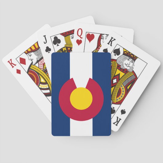 Colorado-Flagge Spielkarten (Rückseite)