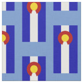 Colorado-Flagge Stoff (Nahaufnahme)