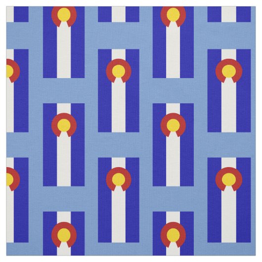 Colorado-Flagge Stoff (Muster)