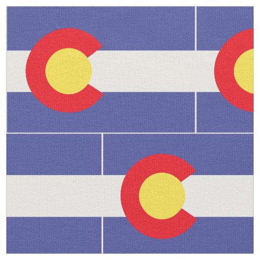 COLORADO-Flagge - Stoff (Nahaufnahme)