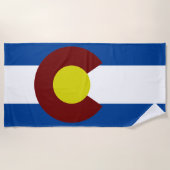 Colorado-Flagge Strandtuch (Vorderseite)