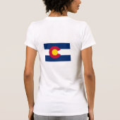 Colorado-Flagge T-Shirt (Rückseite)